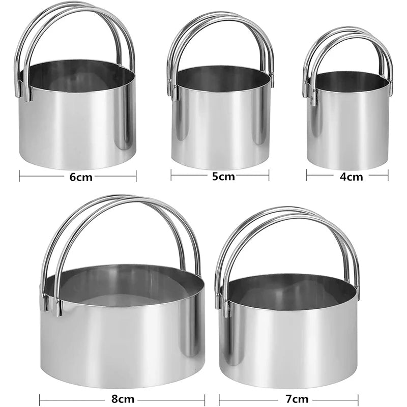 Cookie Cutter Set – Perfect Shapes Every Time (5pcs Stainless Steel)